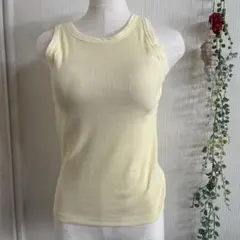 VISカップ付きタンクトップ☆イエローのサムネイル