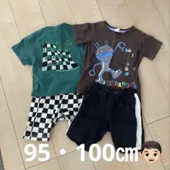 男の子95.100㎝まとめ売り⭐︎Tシャツ半ズボン