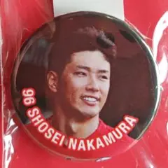 カープフォト缶バッジ中村奨成選手2025 B！新デザイン♪