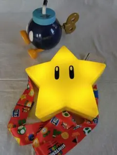 《2点セット》ニンテンドーワールドスターポップコーンバケツおよびボム兵