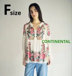 Grace Continentalマルチフラワースリーブ刺繍トップ36 - メルカリ