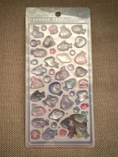 ボンボンドロップシール サメ 鮫 水族館