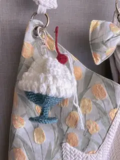 ハンドメイド アイスクリーム 巾着袋 ポーチのサムネイル