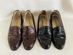 ステファンケリアン　クロコ型押し　ローファー　22㎝　2足セット