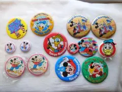 【レア】レトロ　ディズニー　缶バッジ