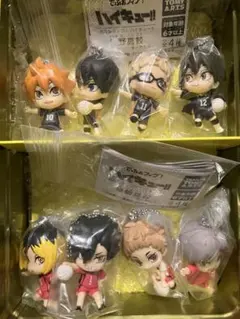 でふぉフィグ！ハイキュー！！　キーホルダー　全8種セット