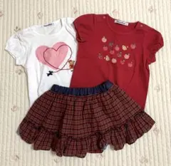 familiar Tシャツとキュロットセット 100cm familiar Tシャツとキュロットセット 100cm - メルカリ