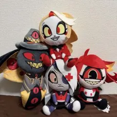 ハズビン・ホテルへようこそ　おすわりぬいぐるみ　ラウンドワン限定　4種セット