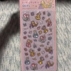 プクプクシール　プリンセス　ディズニー　ラプンツェル　シンデレラ　アリエル　ベル