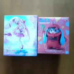 フィギュア　初音ミク✕ガンダム　桜ミク✕シャアザクぐるみ　２個セット　⑧