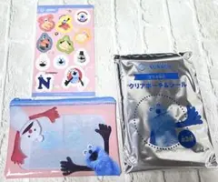 パペットスンスン SUNSUN スシロー コラボ 限定 クリアポーチ シール ④