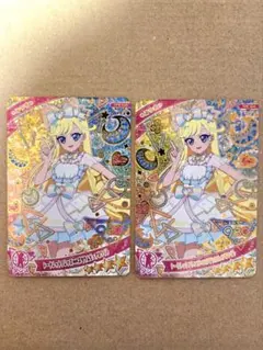 ひみつのアイプリ6弾 みつき シークレットフレンズバズリウムピュアホワイト 2枚