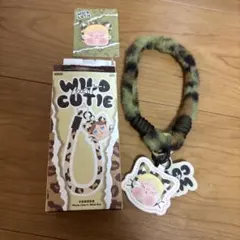 クライベイビー　Wild Cutie 迷彩柄ストラップ