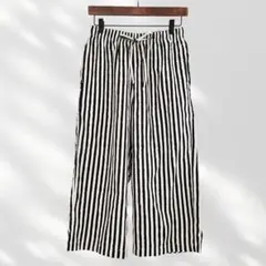 ★UNIQLO エアリズム リラコ レディース M ストライプ ネイビー★