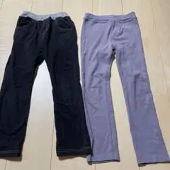 ストレッチパンツ2点売り　120cm