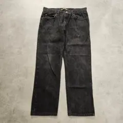 Lee リー 200 W34 ブラックデニム ボトム 古着 黒 18530