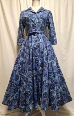 美品✨ポールスミス ビートル フラワー シャツワンピース ロング 38