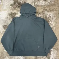 90s RUSSELL ラッセル 無地 ブランクスウェットパーカー