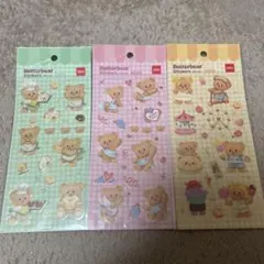 Butterbear バターベア　ステッカー　シール　DAISO ダイソー