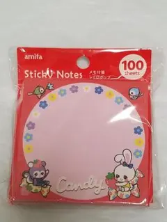 amifa メモ付箋 レトロポップ 100枚