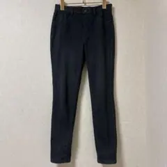 UNIQLO スキニーデニムパンツ ダークグレー　ヒートテック　裏起毛　Mのサムネイル