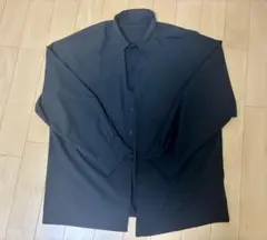 MANFINITY 長袖シャツ ブラック オーバーサイズ