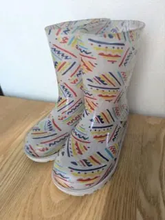最終　mont-bell レインブーツ 15.0cm 総柄のサムネイル