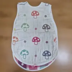 Hoppetta スリーパー きのこ柄 ガーゼ