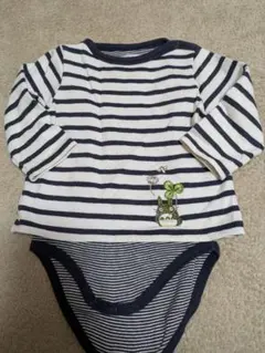 【PETIT BATEAU プチバトー】カットソー　ロンパース　となりのトトロ