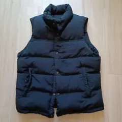 ユニクロ ダウンベスト M ネイビー