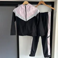 ナイキ ジャージセット 黒/ピンク Mサイズ　140㎝相当