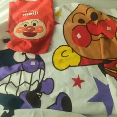 アンパンマン フリースブランケットとトートバッグセット