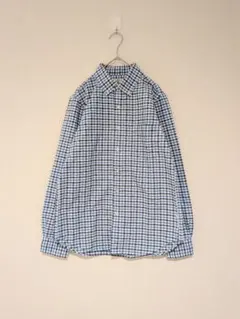 新品 AIGLE エーグル チェックシャツ コットン混 ネルシャツ ユニセックス