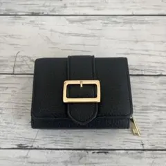 WEGO ブラック 三つ折り財布