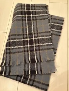 チェック柄マフラー、ストール