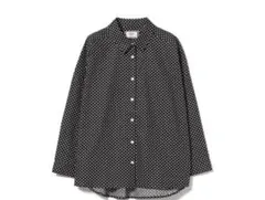 BEAMS HEART ベーシック ビッグ シャツ ドット柄