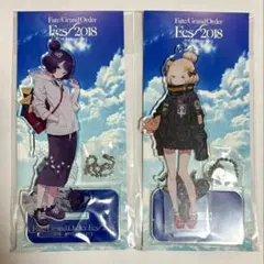 【未開封】FGO Fes 葛飾北斎　アビゲイル　アクスタ　2点セット　黒星紅白