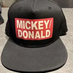 MICKEY/DONALD キャップ 帽子
