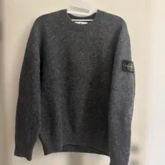 値下げ不可STONE ISLANDクルーネックニットセーター レッド Sサイズ