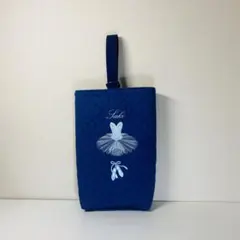 【お名前刺繍無料サービス】バレエ刺繍付き★ シューズケース