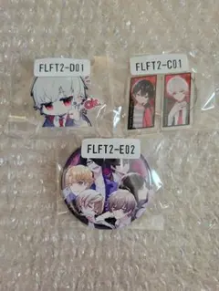 Folie Fatale フォリファタ POPUP 缶バッジ 眞白 叶依 神田蓮 - メルカリ