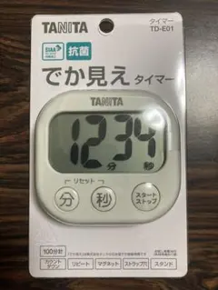 TANITA でか見えタイマー TD-E01 アイボリーのサムネイル