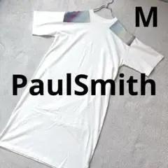 PaulSmith ポールスミス カットソー　ロングワンピース ホワイト　白のサムネイル