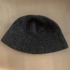 ユニクロ　ウール100% バケットハット　グレー