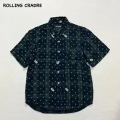 t1946 【ローリングクレイドル】　半袖シャツ　ボタンダウン　チェック柄