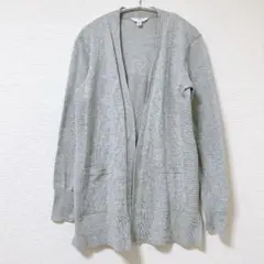 値下げ歓迎 TIME AND TRU 【S】グレー カーディガン 長袖