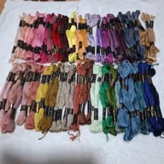 オリムパス、DMC、コスモ 刺繍糸80本①