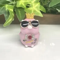 黒猫 モリオン 金箔 置物 レジン オルゴナイト ねこ 天然石 かわいい