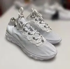 NIKE REACT ELEMENT 55 ホワイト スニーカー　新品未使用のサムネイル