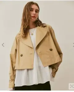 アルアバイル allureville ショートトレンチコートのサムネイル